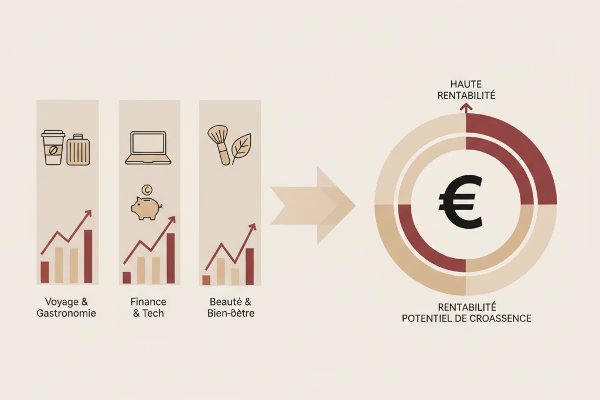 RPM blog niches France comparaison rentabilité