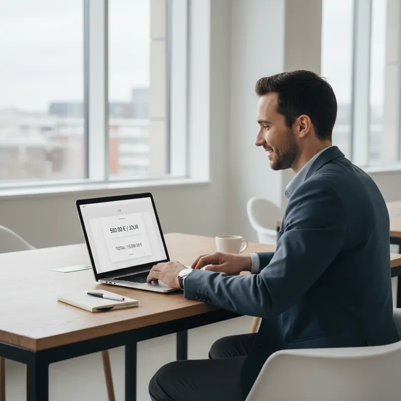 facturer 500 euros jour freelance digital stratégie
